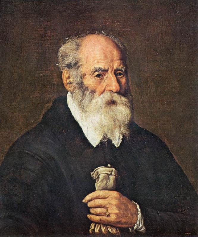 BASSETTI, Marcantonio Portrait of an Old Man with Gloves 22 oil painting picture